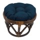 thumbnail image 1 of Ottoman International Caravan Bali Papasan Rattan Blue, 1 of 5