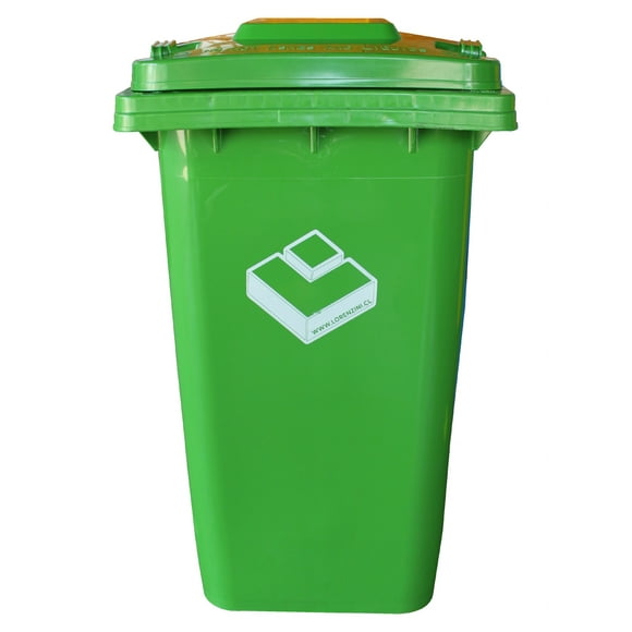 Basurero 240 lts verde
