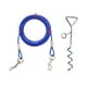 thumbnail image 5 of Cable De Amarre Para Perros Y Correas Para Perros De Estaca Para Patio Para Correr Al Aire Libre Camping Cachorro 500 Cm Azul, 5 of 5