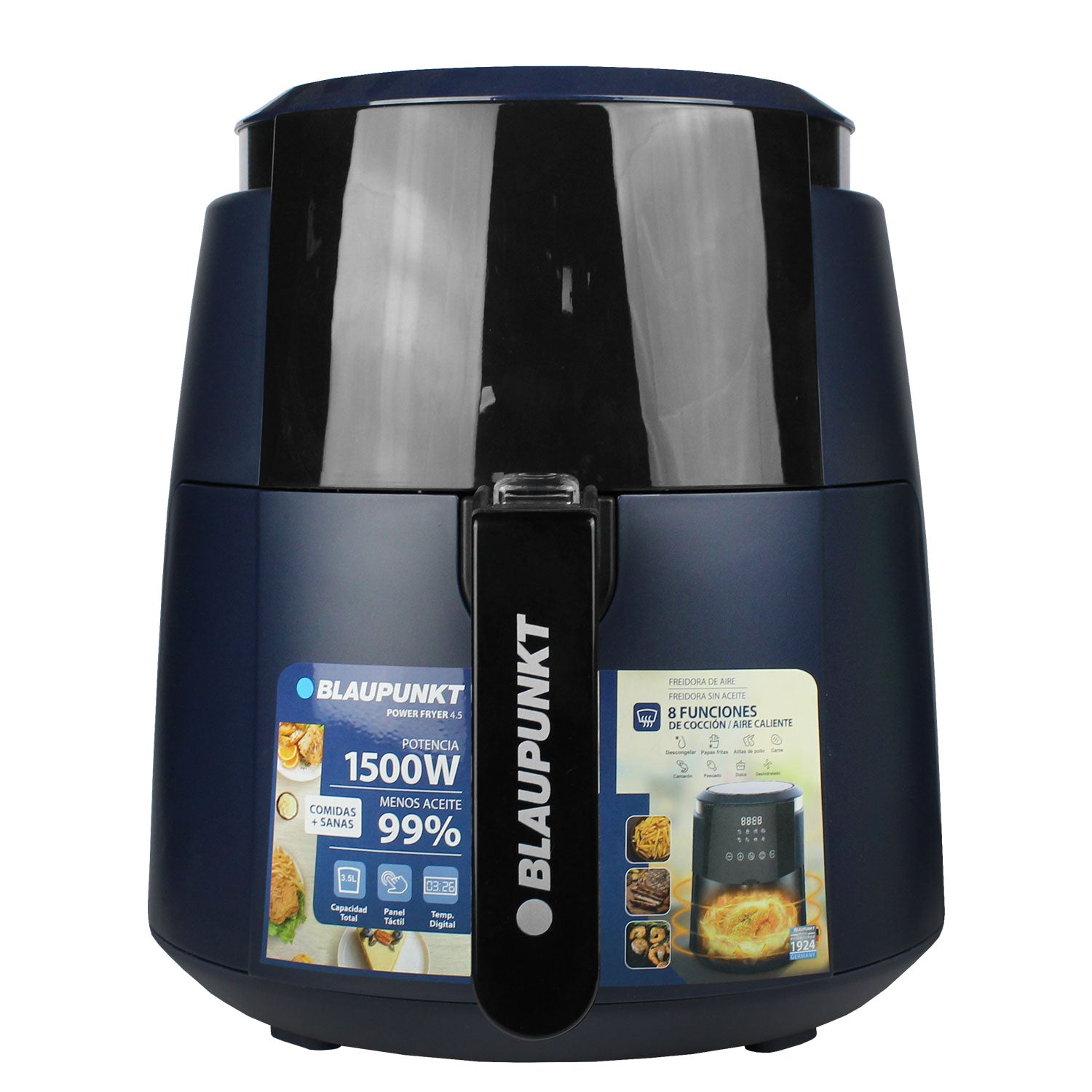 Blaupunkt - Freidora De Aire Power Fryer 4.5 Azul