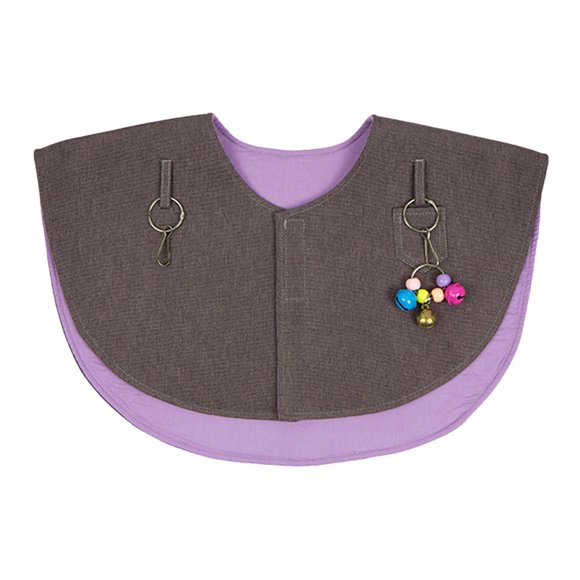 Protector De Hombro Antiara?azos Para Loros, Antimordeduras Para Guacamayos, Cacatúas, Periquitos, Violeta
