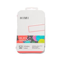 Himi Set Gouache Brillo En La Oscuridad 6 Tonos Basicos 23Ml