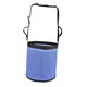 thumbnail image 3 of Bolsa De Alimentación Para Caballos Bolsa De Malla De PVC Ajustable Bolsa De Alimentación De Grano De Alimentación Lenta Azul, 3 of 6
