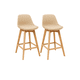 thumbnail image 1 of Pack 2 Taburetes O Pisos Terry Base Madera 61 Cm Beige, 1 of 3