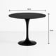 thumbnail image 4 of Mesa de Comedor Tulip 80cm - Negra, 4 of 7