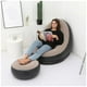 thumbnail image 5 of Tumbona Inflable Sofa Inflable Con Reposa Pies Portatil Gris, 5 of 8