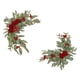 thumbnail image 1 of 2 Piezas De Flores Artificiales Colgantes Swag Rose Y Gypsophila Rústico Para Flores Rojas De Boda, 1 of 5