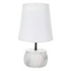 thumbnail image 1 of Lampara De Velador Lampara De Mesa Diseño Marmol Plana blanco 1, 1 of 2