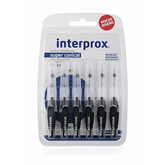 Cepillo Interdental Interprox Super Conical 2.0 Cónico 6 U