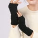 thumbnail image 5 of Guantes sin dedos de punto con cable elástico y acanalado para mujer, 5 of 5