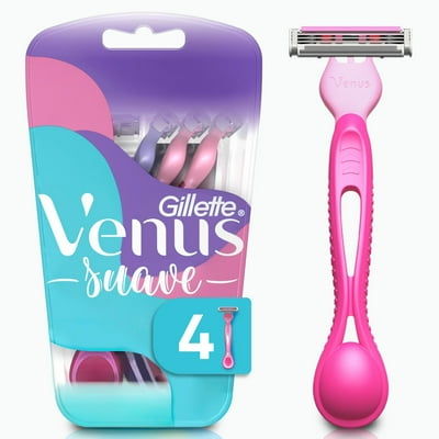 Máquina De Afeitar Mujer Gillette Venus Suave Con 3 Hojas