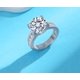 thumbnail image 4 of Anillos de Moissanita de Oro Blanco de 18K de 5-10 Quilates para Mujer Regalo Color D Claridad VVS1 Anillos de Diamante Anillo de Plata Esterlina S925 Joyería Anillos de Compromiso de Moissanita con, 4 of 9