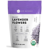 Flores Secas De Lavanda Kate Naturals Para Té, Sirope Y Jabón, 100 Ml