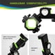 thumbnail image 4 of Soporte universal para teléfono de bicicleta y motocicleta con rotación de 360°., 4 of 8