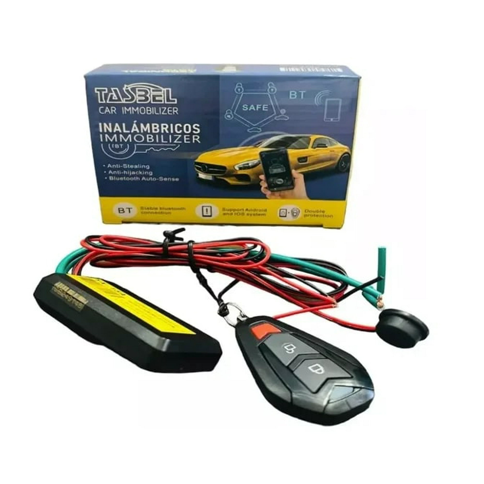 Factorynet - Inmovilizador Bluetooth Antiportonazo Auto Moto Antirrobo