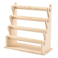 Ioensy - Organizador De Exhibición De Cuerdas Para El Cabello, Soporte De Almacenamiento Para Exhibición De Brazaletes Para Diademas, Tienda De 4 Niveles