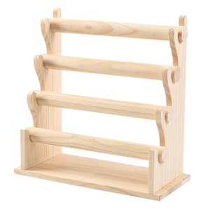 Ioensy - Organizador De Exhibición De Cuerdas Para El Cabello, Soporte De Almacenamiento Para Exhibición De Brazaletes Para Diademas, Tienda De 4 Niveles