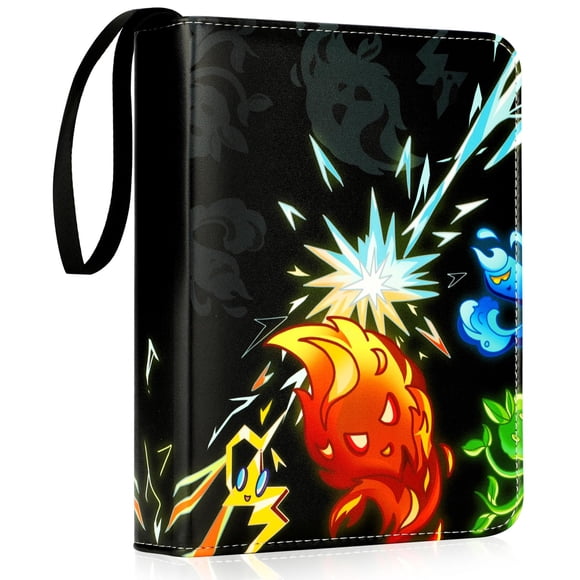 Carpeta para cartas HVECT de 4 bolsillos con 50 fundas para 400 cartas