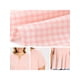 thumbnail image 5 of GRACE & GRANDEUR Blusas de Gingham de Pascua para Mujer Tallas Grandes 100% Algodón Top de Cuadros Peplum Cuello en V Manga Corta Verano Blusa Flowy Babydoll 4X Rosa Claro, 5 of 6