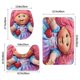 thumbnail image 3 of Juego de Alfombras de Baño Desmarcar Terciopelo Coral 3 Piezas, 3 of 6