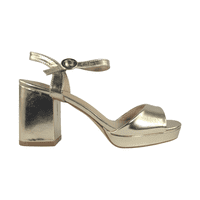 Sandalias De Fiesta Police Dorado Mujer Ss24Po103 - Talla 38