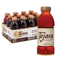 Té Helado Tejava Original Negro Sin Azúcar, 500 Ml X 12