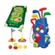 thumbnail image 2 of Juego de golf para niños, juego de minigolf, hoyos de práctica, putter, juguetes deportivos educativos, juegos de juguetes de golf para niños, niños, 15 piezas, 2 of 5