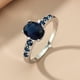 thumbnail image 1 of Elegant Sapphire Glass Circle Wedding Ring - Perfect for Any Occasion, 1 of 4