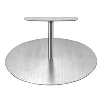 Bothyi - Prensa De Hamburguesas De Acero Inoxidable, Trituradora Redonda De Fondo Plano Para El Hogar, Diámetro De 18Cm