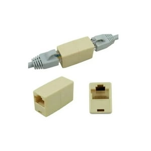 Genérico - Adaptador Lan Rj45 Hembra Hembra Extension Cables Red
