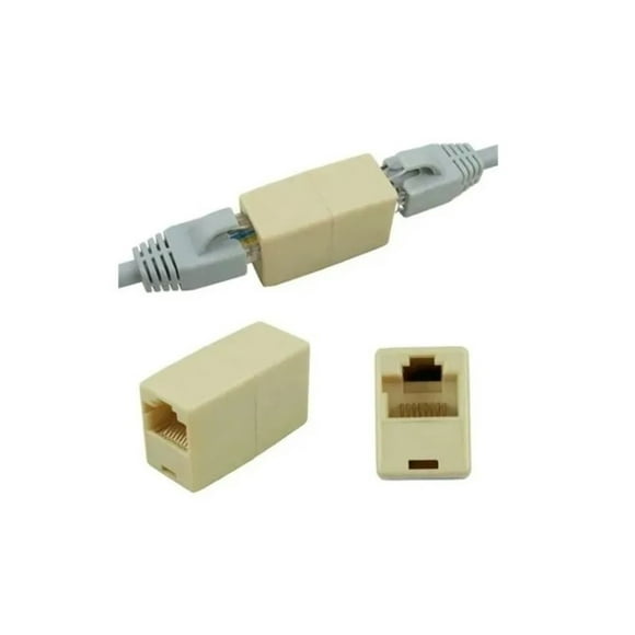 Adaptador Lan Rj45 Hembra Hembra Extension Cables Red