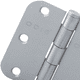 thumbnail image 3 of Pack 2 Bisagras Acero Odis 3”×3”×2,0mm Canto Redondo - Plata, 3 of 6