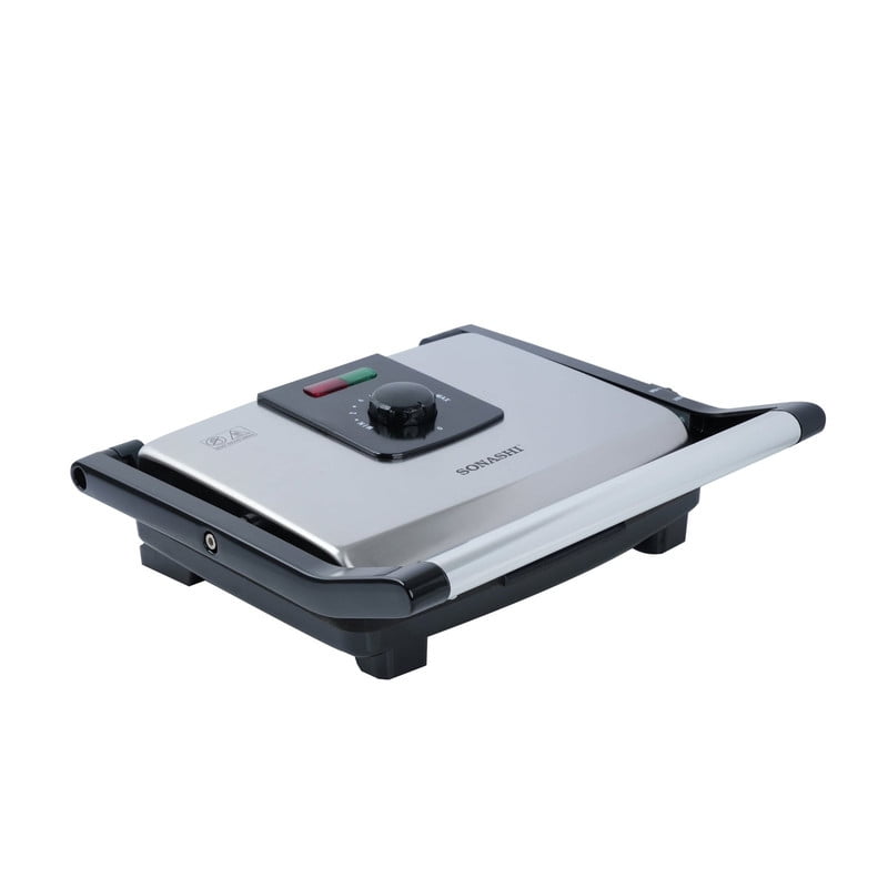 Genérico - Tostadora Pan 2000w Sandwichera Parrillera Antiadherente Lau