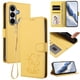 thumbnail image 2 of Funda de Gato tipo Libro para Samsung Galaxy A27 5G, Amarillo, 2 of 6