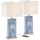 thumbnail image 2 of Lámpara de mesa 360 Lighting 64 cm azul con reguladores USB – juego de 2, 2 of 9
