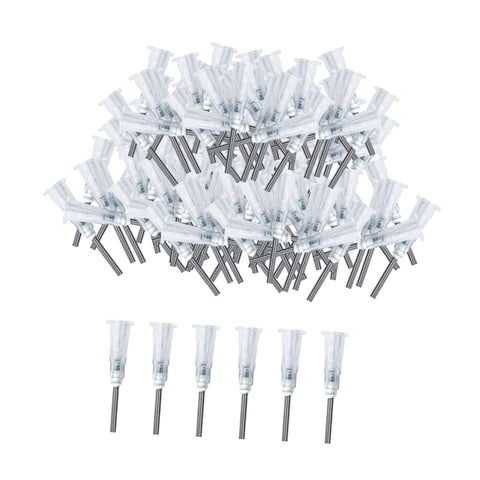 Bothyi - 100 Pines Dispensadores Industriales De Punta Roma Con Cierre Luer Para Líquidos Transparentes