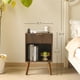 thumbnail image 2 of Mesita de noche Fultyle Mid Century Modern con cajón y almacenamiento, 2 of 7