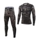 thumbnail image 2 of Conjunto de ropa interior térmica para hombre, y pantalones para el sudor, ropa de secado , cálida para entrenamiento, montañismo, - S S, 2 of 5