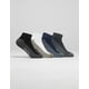 thumbnail image 2 of Calcetines Cortos Tobillera Cobre Bambú 6 Pares negro 40-45, 2 of 8