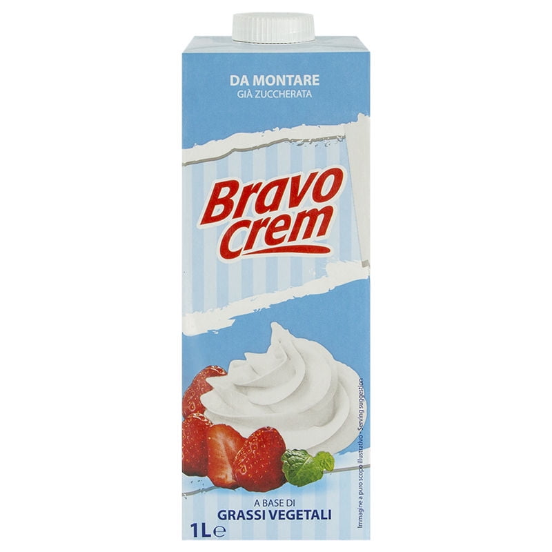 Crema Vegetal Azucarada 1 L Bravo Cream