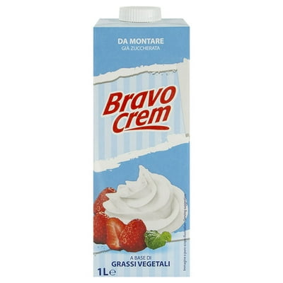 Crema Vegetal Azucarada 1 L Bravo Cream