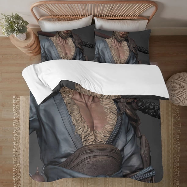 Black Myth WuKongSoft 3D Printed Duvet Cover Bedding Set with Comforter Cover 3 Piece Set