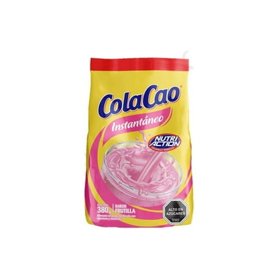 Saborizante De Leche Instantáneo Sabor Frutilla Bolsa 380 G Cola Cao