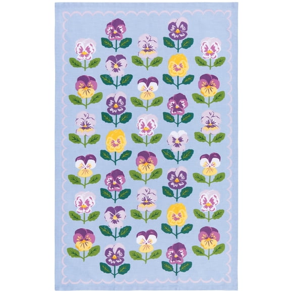Toalla de cocina Danica Jubilee 46 × 71 cm con estampado de pensamientos en algodón