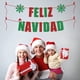 thumbnail image 4 of Cartel navideño «Podemos esperar feliz Navidad» con purpurina, 4 of 7
