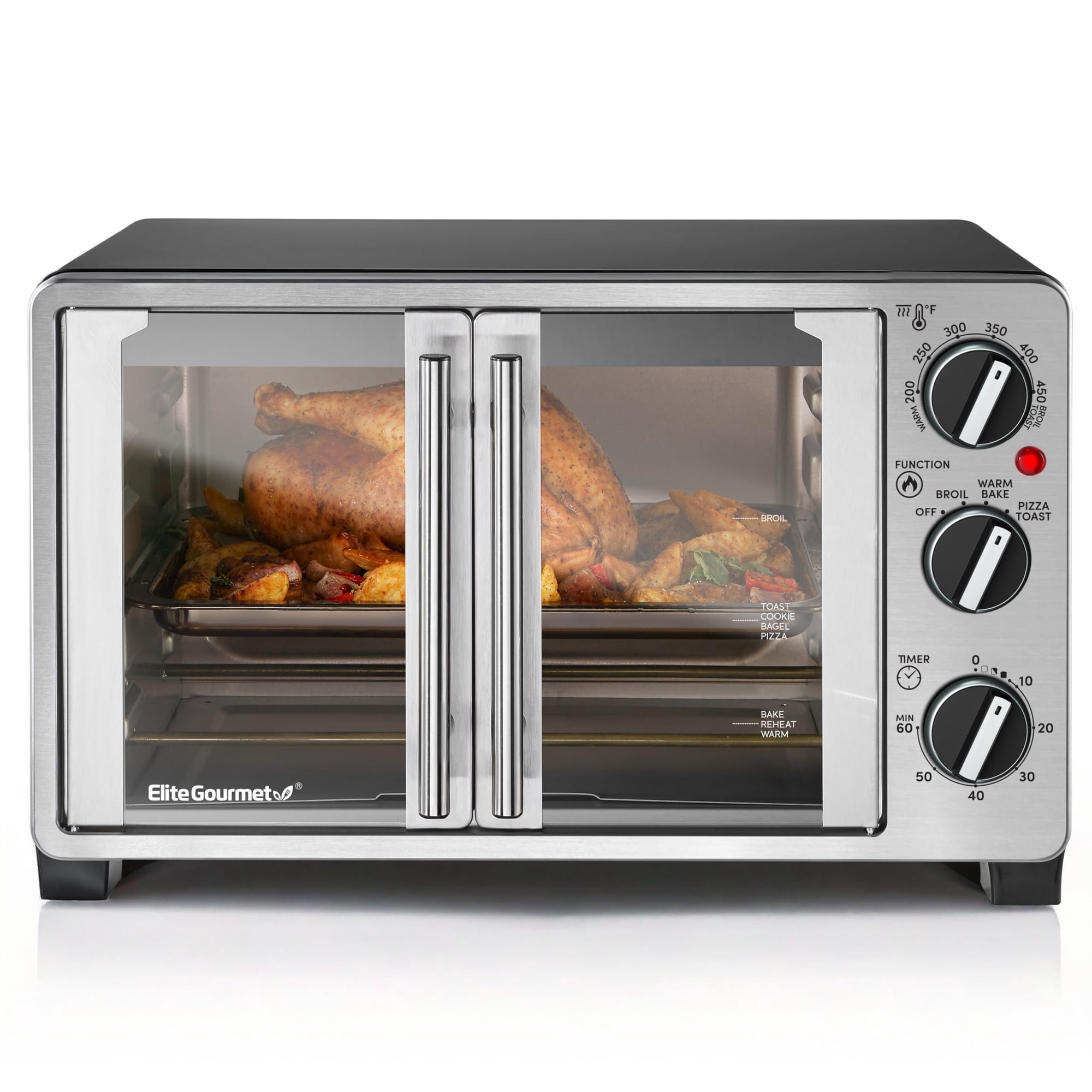 Horno Tostador De Sobremesa Elite Gourmet Eto2530m 25l