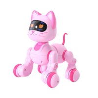 Magideal - Juguete Robot Inteligente Interactivo Para Mascotas, Juguete Musical Para Niños, Regalo Para Niños Y Niñas Con Luz Y Sonido, Robot De Control Remoto. Gato