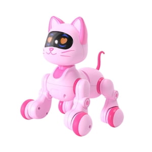 Magideal - Juguete Robot Inteligente Interactivo Para Mascotas, Juguete Musical Para Niños, Regalo Para Niños Y Niñas Con Luz Y Sonido, Robot De Control Remoto. Gato