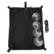 thumbnail image 2 of Bolsa De Almacenamiento De Cubierta De Malla De SUP Premium Para Tabla De Surf Stand Up Paddleboard Negro, 2 of 5