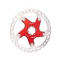 Ioensy - Rotor De Freno De Disco De Bicicleta Disco De Freno De Bicicleta Para Bicicletas De Carretera Mtb Rojo 203Mm